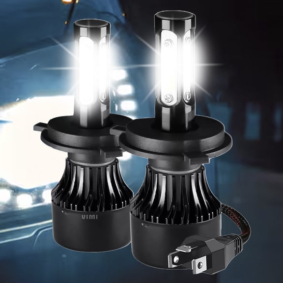 Kit 2 Focos Led Modelo H4 Luz Blanca De 4 Lados Para Auto