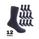 thumbnail image 1 of Fruit of the Loom Calcetin para Niño, Talla Chica, Color Marino, 12 Pares, 1 of 3