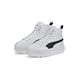 thumbnail image 5 of Tenis Puma Karmen Mid Mujer Moda Plataforma blanco 25.5, 5 of 5
