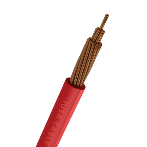 Cable Thhw-Ls Rohs IUSA Calibre 10 AWG Rojo 50 M