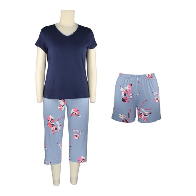 Pijama Disney Princesas para Dama Playera Manga Larga con Pantalón Lila Talla G 2 Piezas