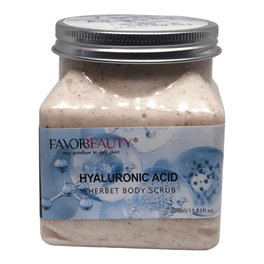 Exfoliante Favorbeauty Acido Hialuronico Sherbet Body Scrub.