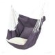 thumbnail image 1 of Hamaca Silla Colgante para Exteriores e Interiores de Algodon con cojin ilios innova Gris oscuro, 1 of 3
