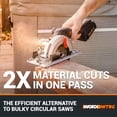 thumbnail image 4 of Sierra circular Worx Nitro 20V sin escobillas 4-1/2 inalámbrica WX531L, 4 of 9