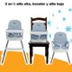 thumbnail image 3 of Silla Alta para Bebé Cosco Pop&Go Azul, 3 of 11