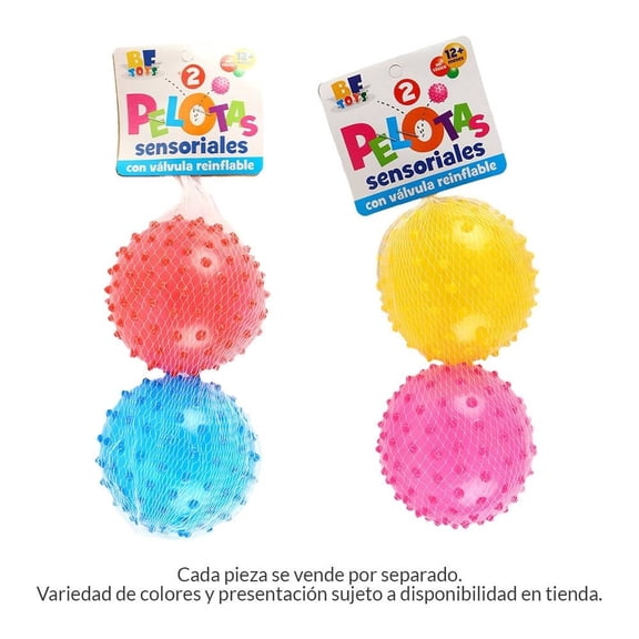 Pelotas de Juguete Prichos BF Toys Sensoriales de Plástico Varios Colores 1 Pieza