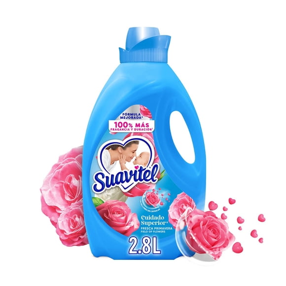 Suavizante Suavitel Cuidado Superior Fresca Primavera 2.8L