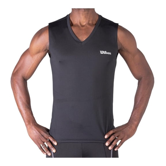 Playera Wilson para Mujer, Deportivo Negro Talla CH