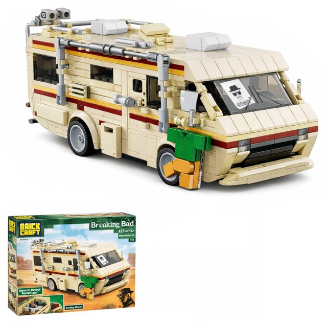 Kit de Construcción Brickcraft Breaking Bad – Autocaravana 477 piezas ...