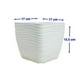 thumbnail image 2 of Maceta con plato Plasvic Calypzo 17 x 17cm  Blanco, 2 of 4