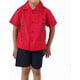 thumbnail image 4 of Guayabera para Bebé Pañalero con Short, Conjunto Mexicano de 2 Piezas para Niño, Guayabera Infantil de Manga Corta, 4 of 4