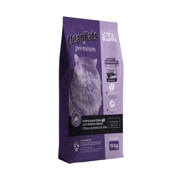 Arena para gato Cat & Clean CleanKats Premium 19 kg