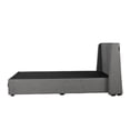 thumbnail image 2 of Base Cama con Cabecera Queen Size Dicasa Milan Gris, 2 of 8