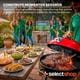 thumbnail image 4 of Parrilla BBQ Asador De Carbon Redonda Para Carne Asada Anafre Parrilla De Carbon Con Rejilla Facil De Limpiar Compacto De Acero Inoxidable (ROJO), 4 of 8