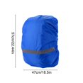 thumbnail image 3 of Funda impermeable para mochila | Protector de mochila para exteriores | Funda antipolvo e impermeable con franja reflectante | Protección nocturna para senderismo, camping, viajes, transporte escolar, 3 of 6