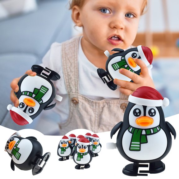 2PC Christmas Wind Up Toys For Kids Assorted Novelty Clockwork Toys