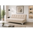 thumbnail image 1 of Sofá Cama Reclinable EL BAZAR STORE Vegas Lino Beige Moderno Abotonado 3 Posiciones, 1 of 6