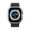 thumbnail image 2 of Apple Watch Ultra (GPS + Cellular, 49mm) - Caja de Titanio con Correa Ocean Band Medianache, Talla única (Reacondicionado), 2 of 5