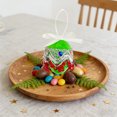 thumbnail image 1 of Colgante de huevo de Pascua con lazo | Decoración colgante de plástico de 6 cm para la búsqueda de huevos de Pascua, artículos de fiesta y rellenos de cestas | Apto para niños, reutilizable en azul,, 1 of 7