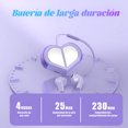 thumbnail image 4 of VEATOOL K520 Auriculares Inalámbricos Intrauditivos, Bluetooth 5.3, Diseño con Cordón Portátil, Perfil Doble en Forma de Corazón, 4 of 8