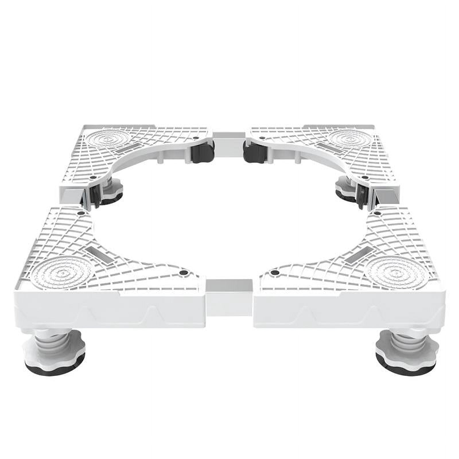 Base ajustable para lavadora, soporte para tren de rodaje de refrigerador, Base móvil multifuncional antideslizante para cocinas y secadoras
