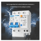 thumbnail image 3 of Interruptor Belug Termomagnetico Ac Riel Din 2 Polos  10A Blanco con Azul, 3 of 5