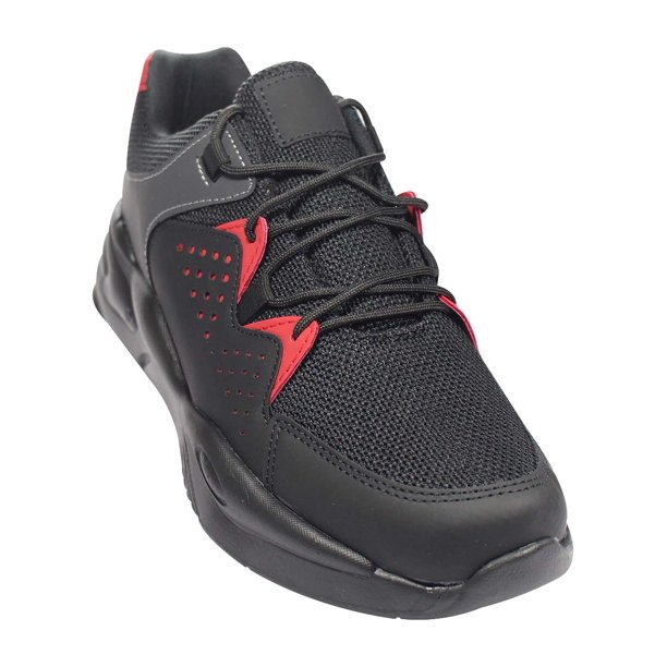 TENIS CASUAL LEON HOMBRE NEGRO TEXTIL 1075 LEON 1075p