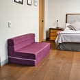 thumbnail image 1 of Sofá Cama Matrimonial Home Memory Foam Rosa Oscuro, 1 of 10