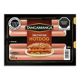Salchicha Tangamanga para hot dog 500 g