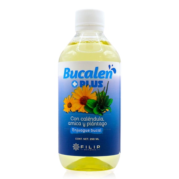 Bucalen Plus Enjuague Bucal Con Caléndula Y Árnica, Fórmula mejorada con Plantago - Filip