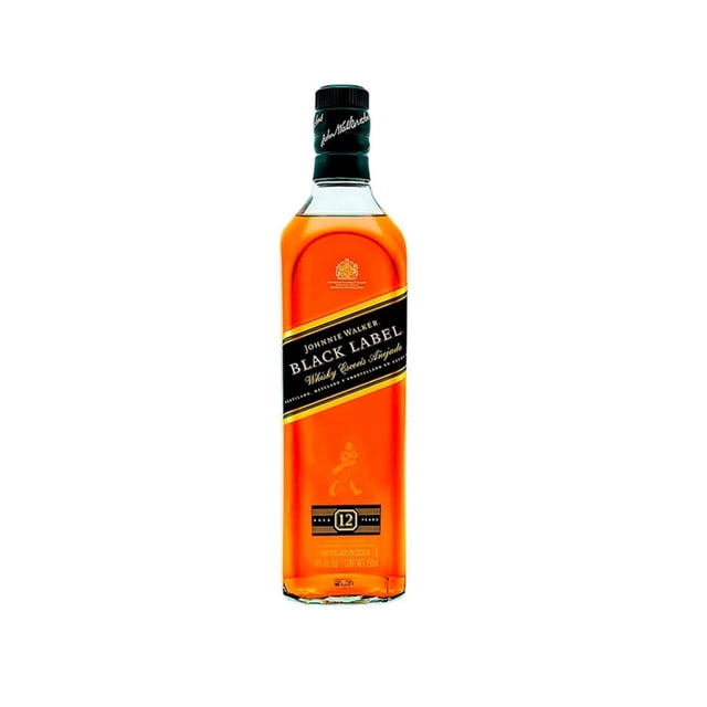 Whisky Johnnie Walker Black Label 12 Años Escocés Añejado 750 ml