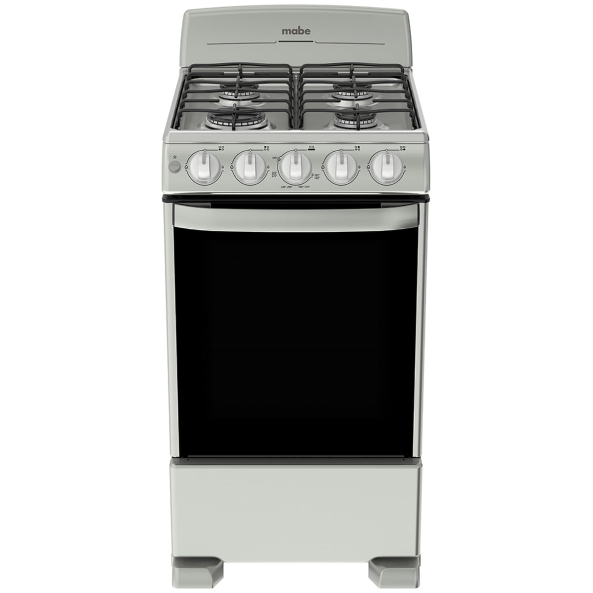 Estufa de Piso Mabe 50 cm 20 pulgadas Silver EM5041BAIS1