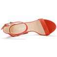 thumbnail image 4 of Sandalias de Plataforma con Correa de Tobillo Allegra K Naranja 36, 4 of 6