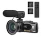 thumbnail image 1 of Videocamara, Profesional Camara,Videocámara Grabadora DV 56MP 18X Zoom Digital Pantalla Táctil IPS de 3.0 Pulgadas Admite Detección de Rostros Visión Nocturna por Infrarrojos Antivibración, 1 of 5