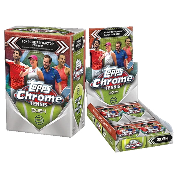 Caja Blaster de Trading Cards Topps Chrome Tennis 2024