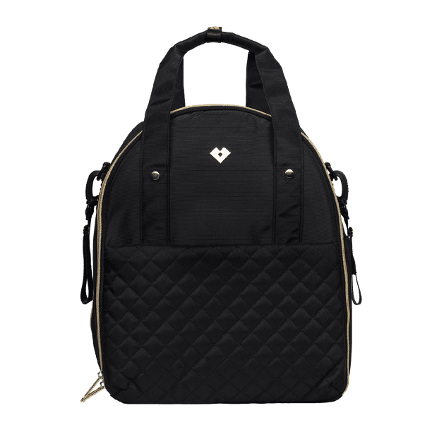 Pañalera mochila de bebé LuckyLy con Cambiador Modelo Evie UNITALLA negro