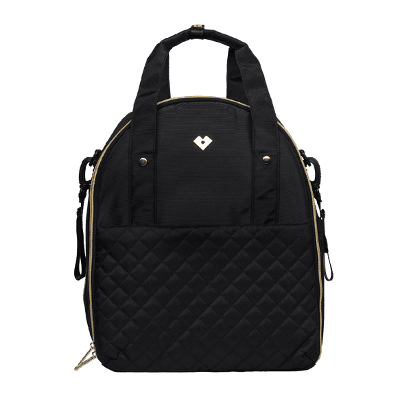 Pañalera mochila de bebé LuckyLy con Cambiador Modelo Evie UNITALLA negro
