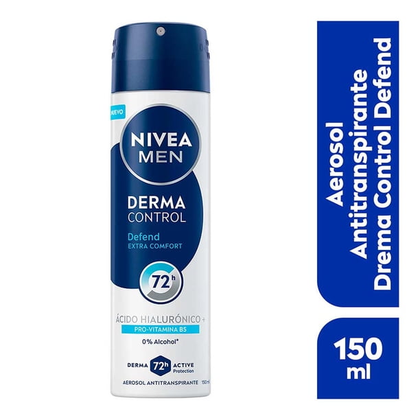Imagen 2 de Nivea Deo Hombre Derma Control Defend Spray 150ml