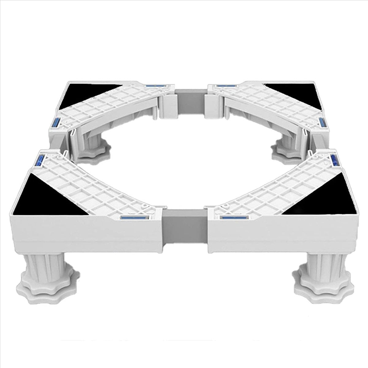 Soporte para Lavadora Pedestal para Secadora Lavadora, Longitud Ajustable, Carga 300Kg AntivibracióN Antiruido