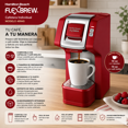 thumbnail image 2 of Cafetera Individual Hamilton Beach FlexBrew Compatible con Cápsulas y Café Molido de 10 oz y 14 oz Roja, 2 of 8