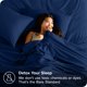 thumbnail image 2 of Bare Home Sábanas Planas Ultra Suaves - Colección Premium 1800 - Doble Cepillado - Queen, Azul Oscuro, 2 of 6