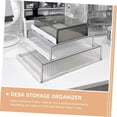 thumbnail image 3 of Drawer storage box, desk organizers, under desk organizer, hidden desk accessories organizer, stationery drawer organizer, plastic, 3 of 5