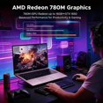 thumbnail image 3 of Laptop NIMO N158 15.6 Pulgadas FHD AMD Ryzen 7 8745HS 16GB RAM 512GB SSD AMD Radeon 780M, 3 of 5