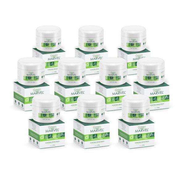 Bálsamo Natural Marvel Verde Sensación Fresca 10 Pzs