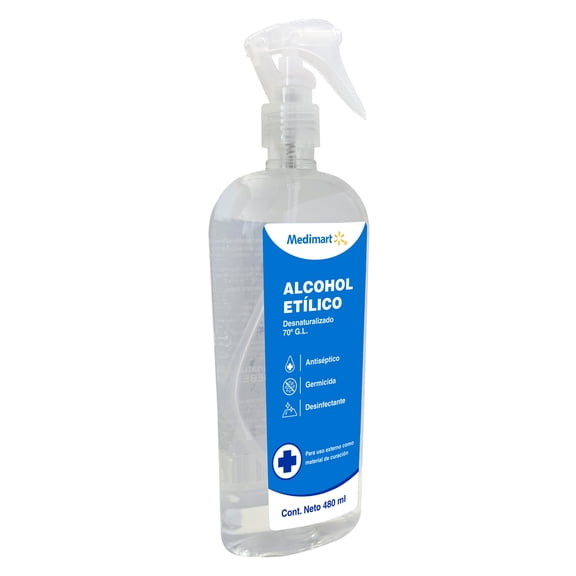 Medimart Alcohol en Spray Bote 480 ml