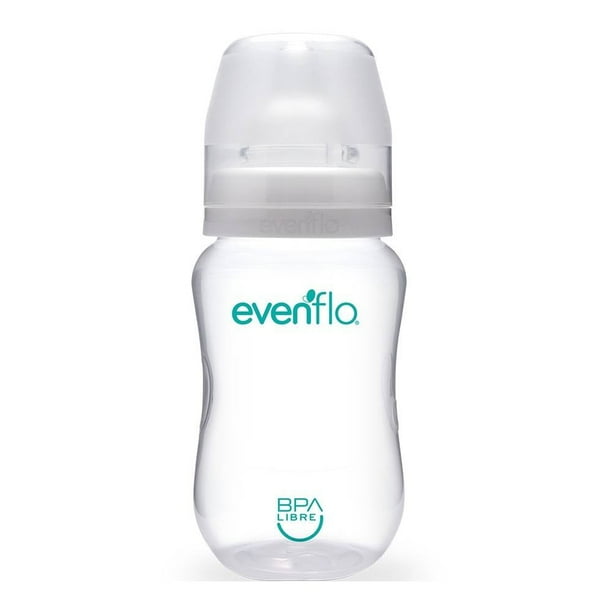 Imagen 3 de Biberón Evenflo Entintado Cuello Ancho Flujo Medio 9 oz Varios Colores 1 Pieza