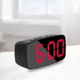 thumbnail image 2 of Reloj de escritorio con función de repetición y brillo ajustable, moderno, para dormitorio y sala de estar. Luz roja, 2 of 8