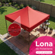 thumbnail image 3 of Toldo 3X3 Super Reforzado Hexagonal Rojo, 3 of 7