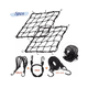thumbnail image 2 of Redes Malla Moto Sujetar Casco Portabulto Cuerda Gancho 5pzs Belug Negro, 2 of 5