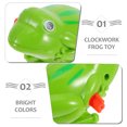 thumbnail image 4 of 3 piezas de juguete de plástico con mecanismo de cuerda para niños (verde), 4 of 7